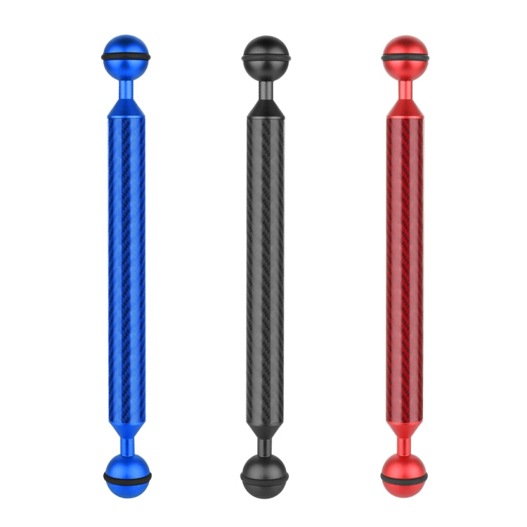 Braccio flottante in fibra di carbonio a doppia sfera PULUZ da 9 pollici, 23 cm, lunghezza 20,8 mm, diametro sfera: 25 mm, 9 inch Black, 9 inch Blue, 9 inch Red