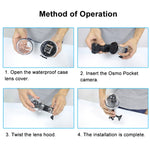 Custodia subacquea impermeabile PULUZ da 60 m per DJI Osmo Pocket