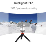 PULUZ Mini treppiede tascabile con testa a sfera a 360 gradi e morsetto per telefono per smartphone, Tripod + Clamp