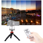 PULUZ Mini treppiede tascabile con testa a sfera a 360 gradi e morsetto per telefono per smartphone, Tripod + Clamp