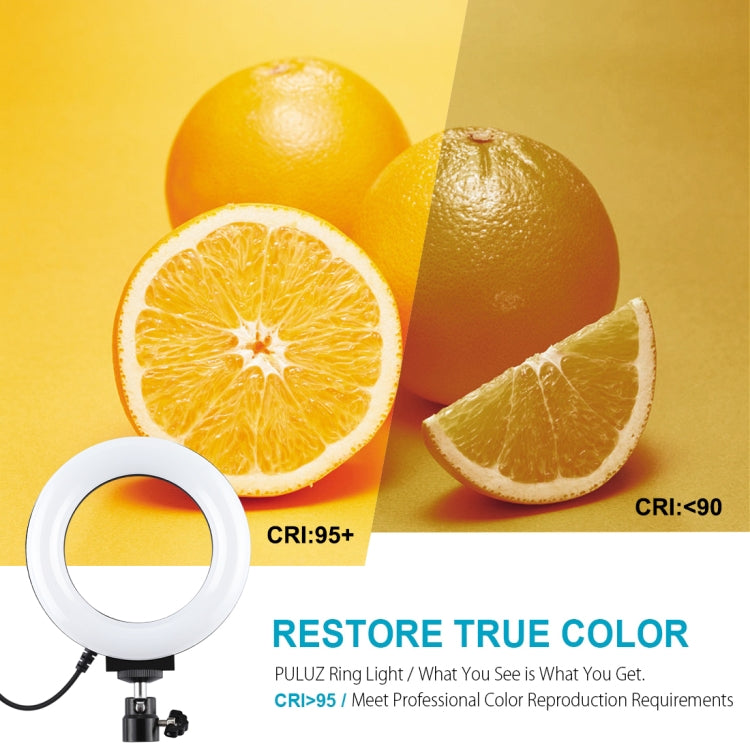 Anello LED dimmerabile 4.7" USB con testa a sfera