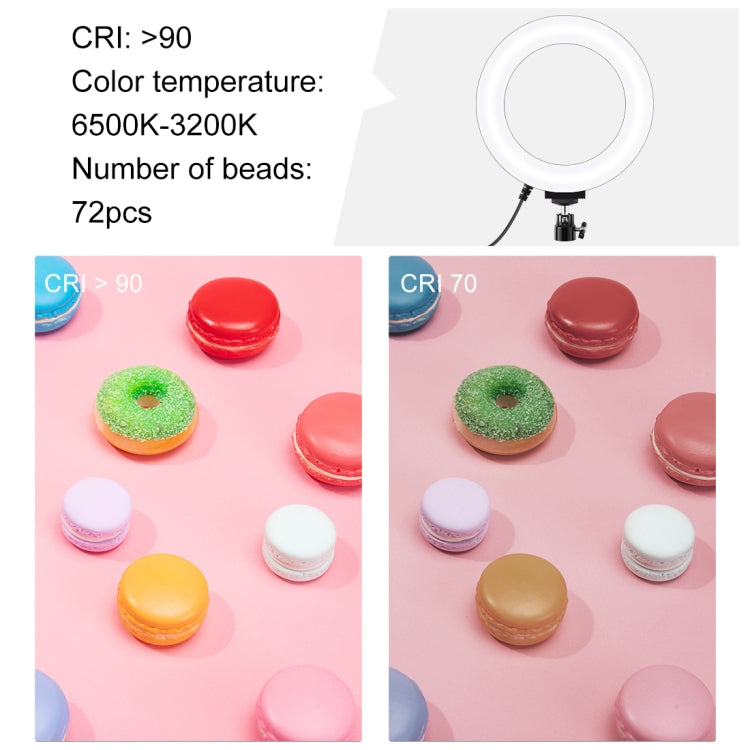 Luce anello LED 6.2 pollici USB dimmerabile 3 modalità