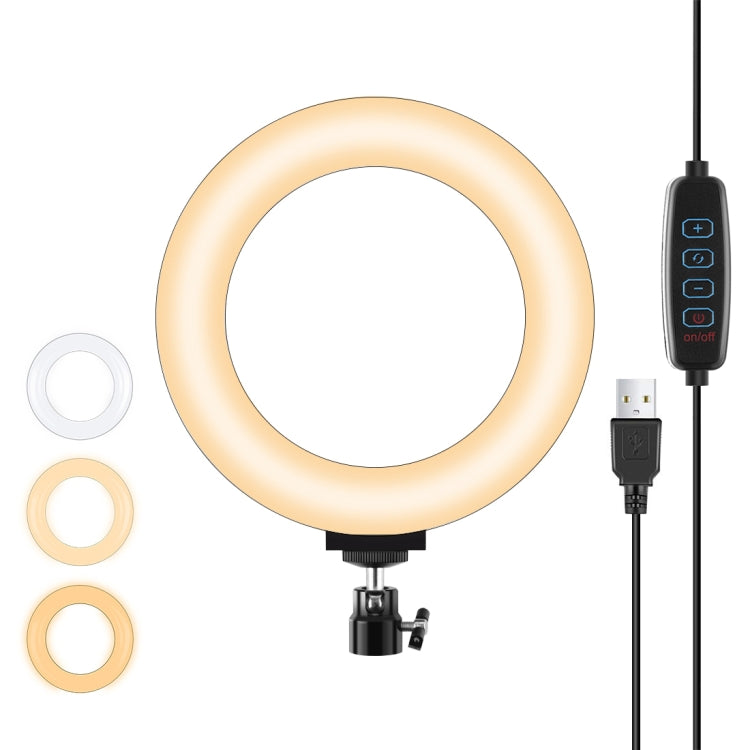 Luce anello LED 6.2 pollici USB dimmerabile 3 modalità