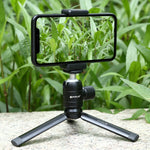 PULUZ Mini Pocket Metal Supporto per treppiede da tavolo con vite da 1/4 di pollice per DSLR e fotocamere digitali, carico: 10 kg, Desktop Tripod