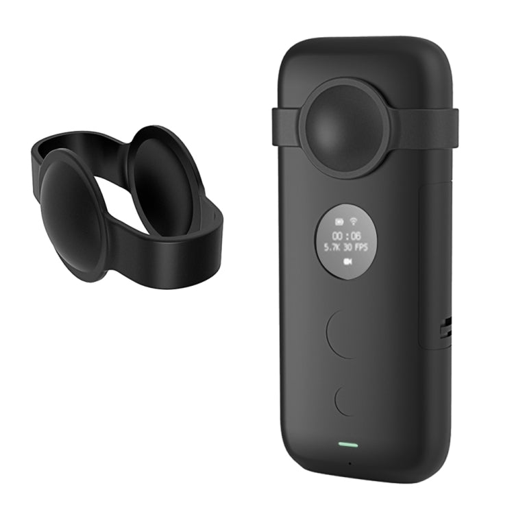 Custodia protettiva in silicone PULUZ con copriobiettivo per Insta360 ONE X, For Insta360 ONE X(Black), For Insta360 ONE X(Red)