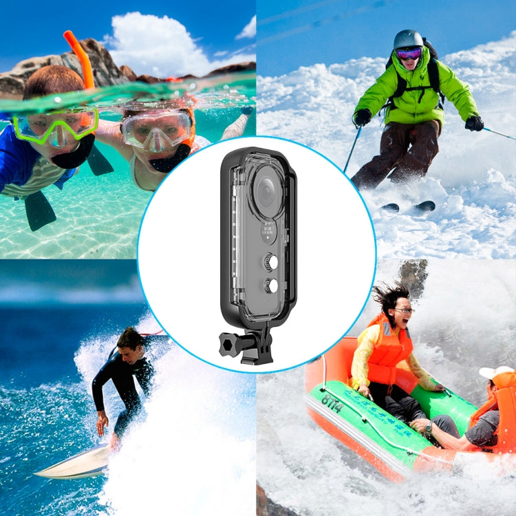 PULUZ Custodia protettiva impermeabile subacquea da 30 m per Insta360 ONE X, con fibbia di montaggio di base e vite, For Insta360 ONE X