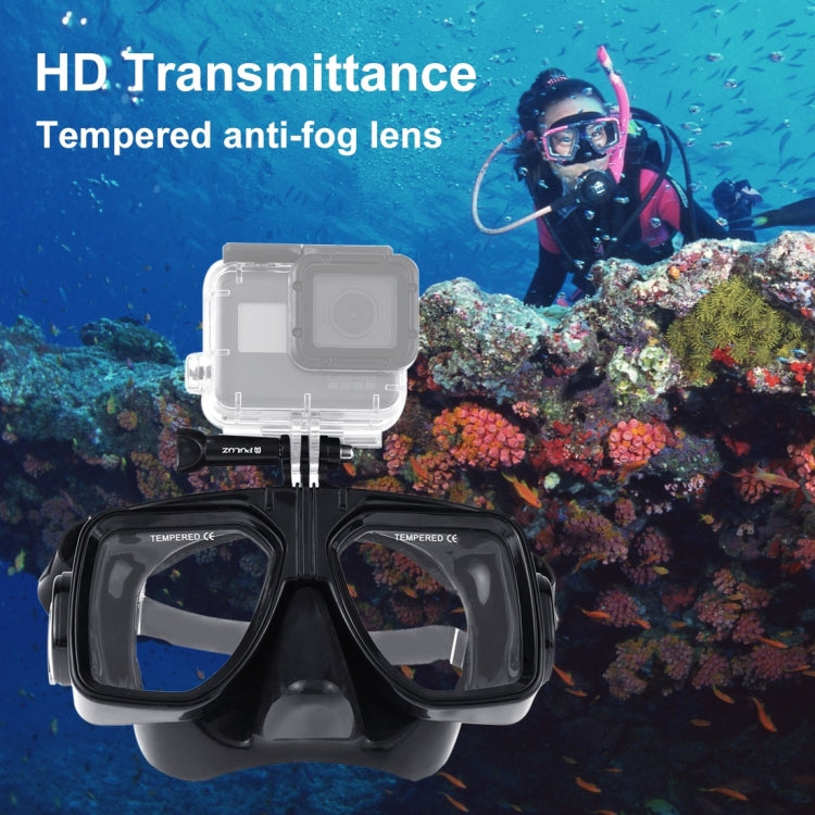 PULUZ Sport acquatici Attrezzatura subacquea Maschera subacquea Occhiali da nuoto per GoPro Hero11 Black / HERO10 Black / HERO9 Black /HERO8 / HERO7 /6 /5 /5 Session /4 Session /4 /3+ /3 /2 /1, Insta360 ONE R, DJIOsmo Action e altre action camera
