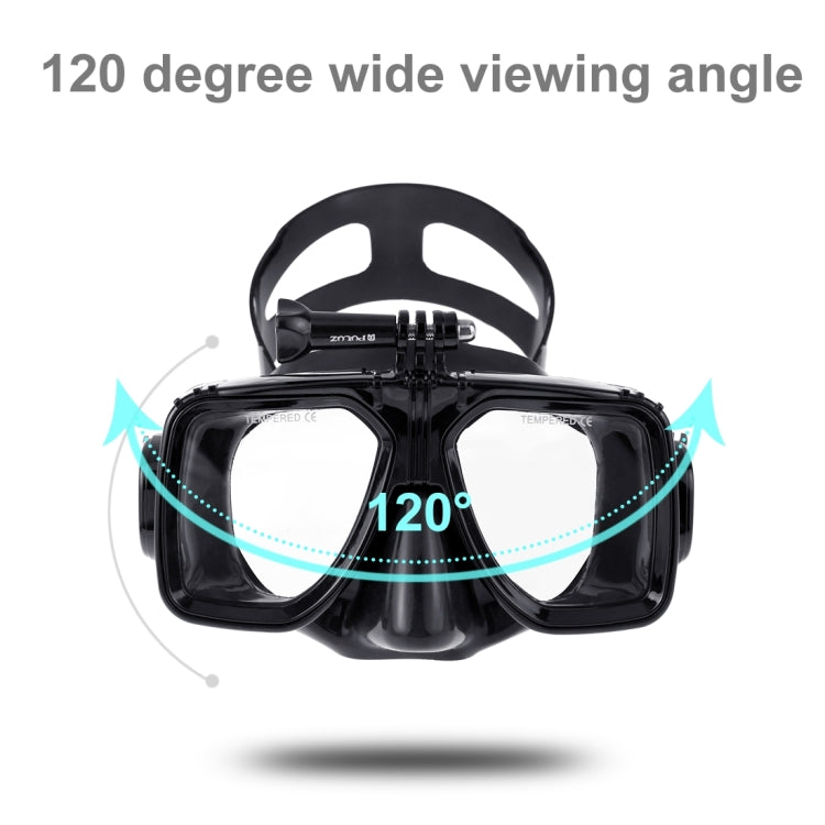 PULUZ Sport acquatici Attrezzatura subacquea Maschera subacquea Occhiali da nuoto per GoPro Hero11 Black / HERO10 Black / HERO9 Black /HERO8 / HERO7 /6 /5 /5 Session /4 Session /4 /3+ /3 /2 /1, Insta360 ONE R, DJIOsmo Action e altre action camera