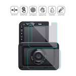 PULUZ Obiettivo anteriore e display LCD posteriore Pellicola AF HD flessibile anti-impronte per Sony RX0 II / RX0, For Sony RX0 II