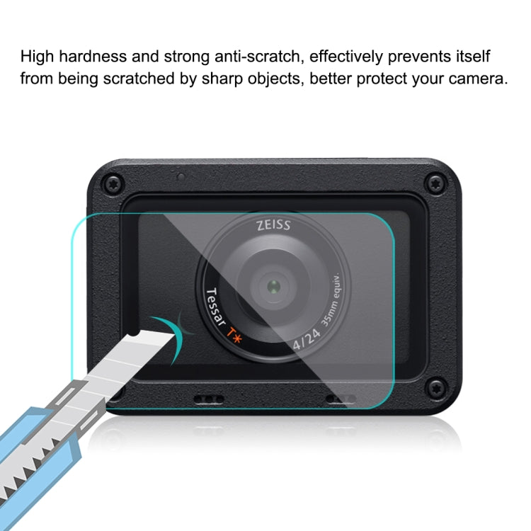 PULUZ Obiettivo anteriore e display LCD posteriore Pellicola AF HD flessibile anti-impronte per Sony RX0 II / RX0, For Sony RX0 II