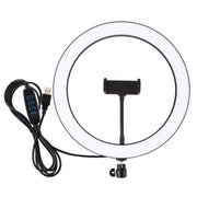 PULUZ 11,8 pollici 30 cm USB 3 modalità dimmerabile anello LED Vlogging Selfie Fotografia Luci video con testa a sfera per treppiede con slitta fredda e morsetto per telefono, 11.8 inch