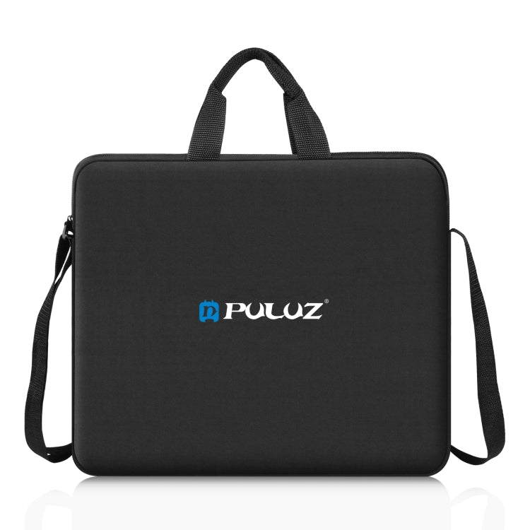 PULUZ Anello da 14 pollici con luci a LED Borsa a tracolla portatile con cerniera, dimensioni: 43 cm x 38 cm x 3 cm, 43cm x 38cm x 3cm