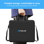 PULUZ Anello da 14 pollici con luci a LED Borsa a tracolla portatile con cerniera, dimensioni: 43 cm x 38 cm x 3 cm, 43cm x 38cm x 3cm