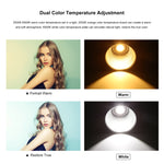 PULUZ 60W Studio Video Light 2500K-6500K Doppia Temperatura Colore Fotografia Professionale Luce di Riempimento, 60W Studio Video Light