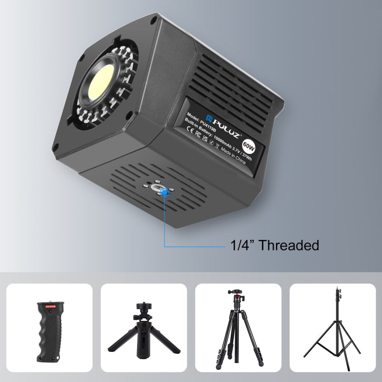 PULUZ 60W Studio Video Light 2500K-6500K Doppia Temperatura Colore Fotografia Professionale Luce di Riempimento, 60W Studio Video Light