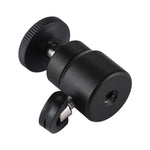 Adattatore per testa a sfera per treppiede in metallo con vite da 1/4 di pollice PULUZ con blocco, Tripod Ball Head