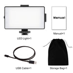 PULUZ 104 LED 3200K / 5600K Luce video dimmerabile on-camera Fotografia Illuminazione Luce di riempimento per fotocamere Canon, Nikon, DSLR, 104 LED Dimmable Light