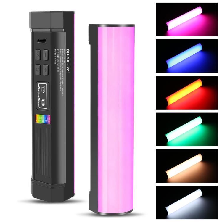 PULUZ Luce di riempimento a LED magnetica a colori RGB portatile per foto da 17 cm, 17cm Magnetic LED Fill Light