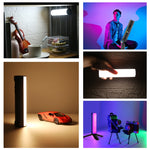 PULUZ Luce di riempimento a LED magnetica a colori RGB portatile per foto da 17 cm, 17cm Magnetic LED Fill Light