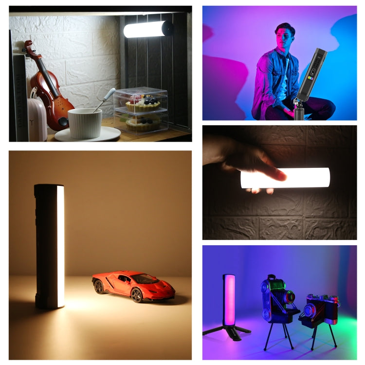 PULUZ Luce di riempimento a LED magnetica a colori RGB portatile per foto da 17 cm, 17cm Magnetic LED Fill Light