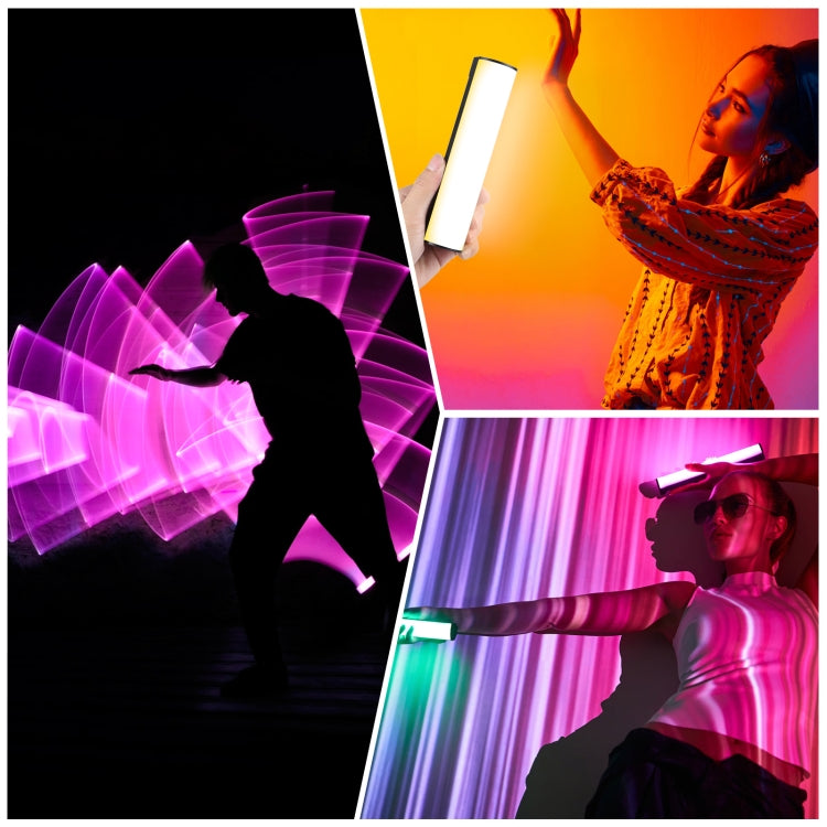 PULUZ Luce di riempimento a LED magnetica a colori RGB portatile per foto da 17 cm, 17cm Magnetic LED Fill Light