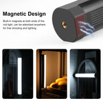 PULUZ Luce di riempimento a LED magnetica a colori RGB portatile per foto da 30 cm, 30cm Magnetic LED Fill Light