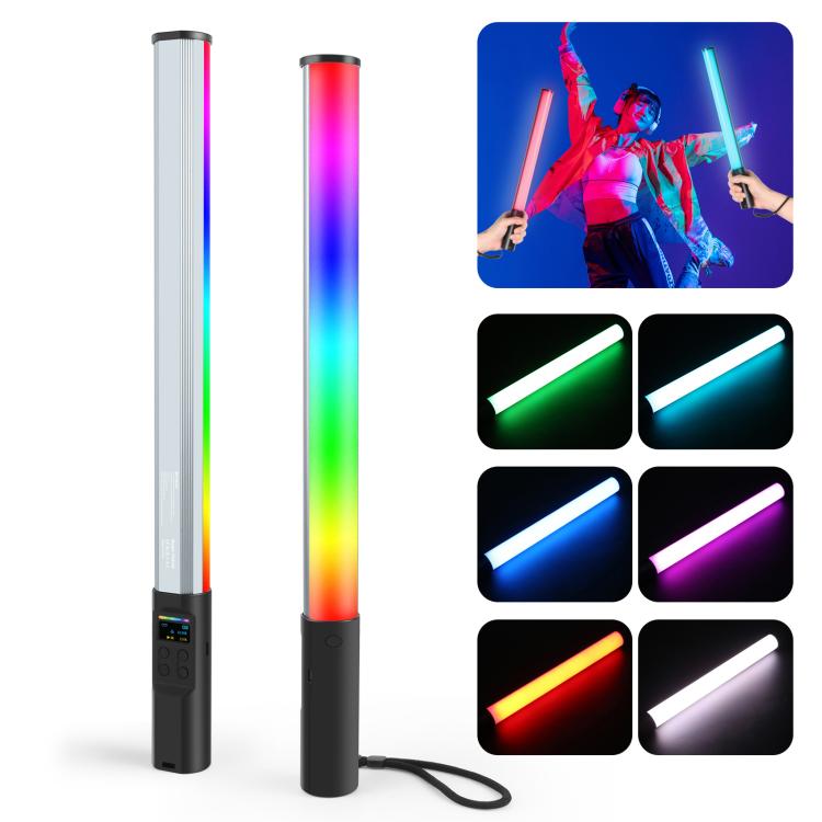 PULUZ 132 LED Luce a bastone portatile per foto, luce di riempimento RGB a colori, 132 LEDs RGB Fill Light