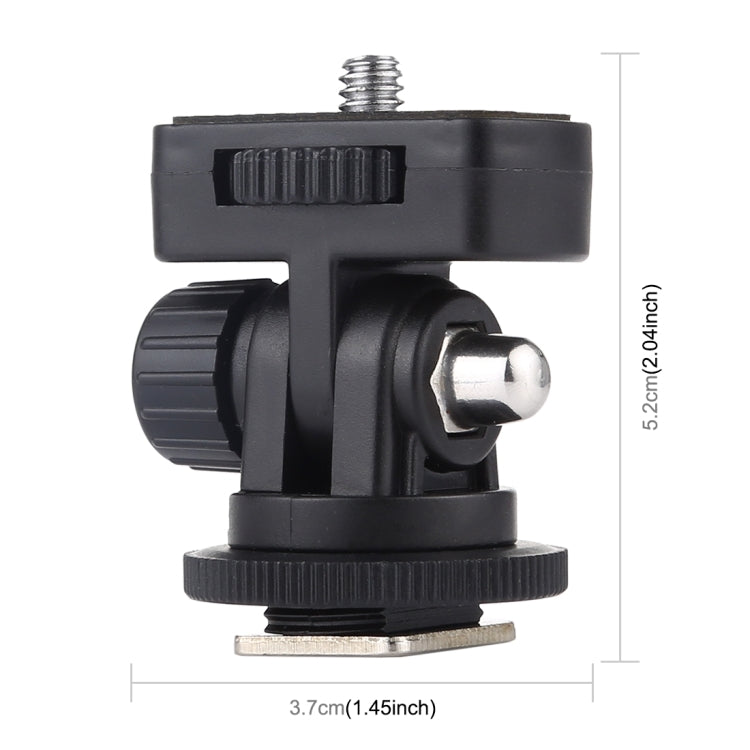 Adattatore per montaggio su treppiede per scarpa fredda con filettatura a vite PULUZ da 1/4 di pollice, Mount Adapter