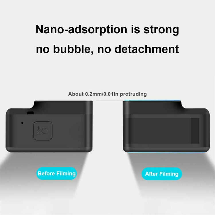 PULUZ per GoPro HERO8 Obiettivo Nero + Display LCD Pellicola in vetro temperato 9H 2.5D, For GoPro HERO8 Black