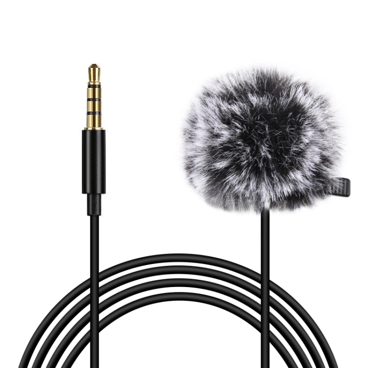 Microfono condensatore lavalier cablato 3,5 mm 1,5 m