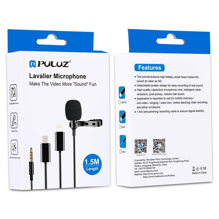 Microfono a condensatore USB-C 1,5 m PULUZ
