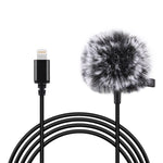 Microfono a condensatore Lavalier cablato 1,5 m 8 pin