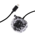 Microfono a condensatore Lavalier cablato 1,5 m 8 pin