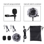 Microfono a condensatore Lavalier cablato 1,5 m 8 pin