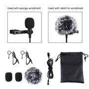 Microfono a condensatore cablato Lavalier 1,5 m 8 pin