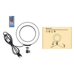 Anello LED RGBW 6.2" USB dimmerabile con telecomando