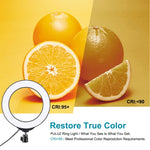 Anello LED RGBW 6.2" USB dimmerabile con telecomando