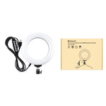 Anello LED RGBW 6.2" USB con 10 modalità e testa a sfera