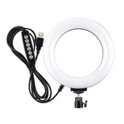 Anello LED RGBW 6.2" USB con 10 modalità e testa a sfera