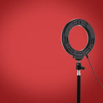 Anello LED RGBW 6.2" USB con 10 modalità e testa a sfera
