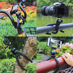 PULUZ Mini Octopus Supporto treppiede flessibile con testa a sfera per fotocamere reflex, GoPro, cellulare, dimensioni: 25 cm x 4,5 cm, 25cm Tripod(US), 25cm Tripod