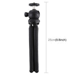 PULUZ Mini Octopus Supporto treppiede flessibile con testa a sfera per fotocamere reflex, GoPro, cellulare, dimensioni: 25 cm x 4,5 cm, 25cm Tripod(US), 25cm Tripod