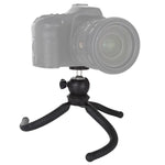 PULUZ Mini Octopus Supporto treppiede flessibile con testa a sfera per fotocamere reflex, GoPro, cellulare, dimensioni: 25 cm x 4,5 cm, 25cm Tripod(US), 25cm Tripod