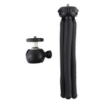 PULUZ Mini Octopus Supporto treppiede flessibile con testa a sfera per fotocamere reflex, GoPro, cellulare, dimensioni: 25 cm x 4,5 cm, 25cm Tripod(US), 25cm Tripod