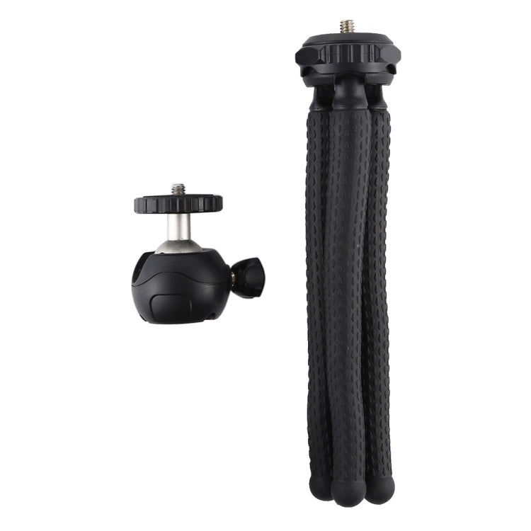 PULUZ Mini Octopus Supporto treppiede flessibile con testa a sfera per fotocamere reflex, GoPro, cellulare, dimensioni: 25 cm x 4,5 cm, 25cm Tripod(US), 25cm Tripod