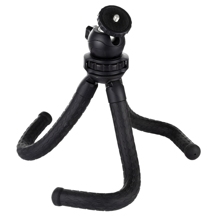 PULUZ Mini Octopus Supporto treppiede flessibile con testa a sfera per fotocamere reflex, GoPro, cellulare, dimensioni: 30 cm x 5 cm, 30cm Tripod