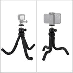 PULUZ Mini Octopus Supporto treppiede flessibile con testa a sfera per fotocamere reflex, GoPro, cellulare, dimensioni: 30 cm x 5 cm, 30cm Tripod
