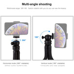 PULUZ Mini Octopus Supporto treppiede flessibile con testa a sfera per fotocamere reflex, GoPro, cellulare, dimensioni: 30 cm x 5 cm, 30cm Tripod