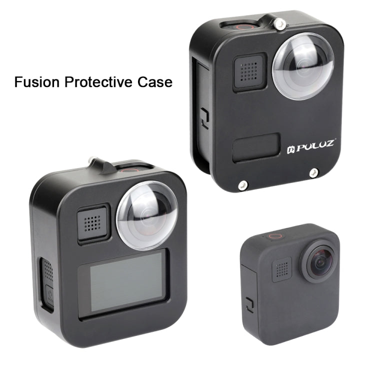 PULUZ Custodia Guscio Gabbia protettiva in lega di alluminio CNC per GoPro Max, Aluminum Alloy Cage