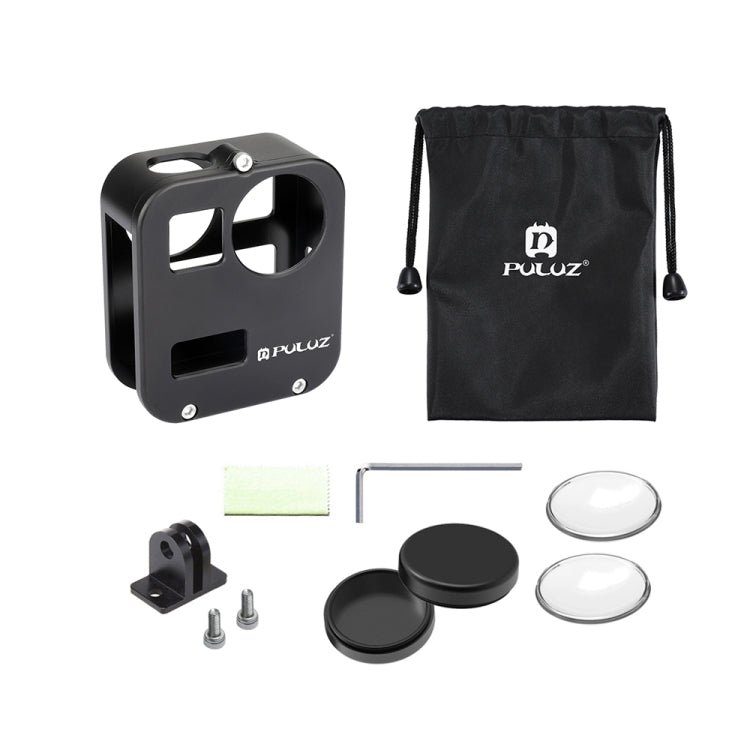 PULUZ Custodia Guscio Gabbia protettiva in lega di alluminio CNC per GoPro Max, Aluminum Alloy Cage